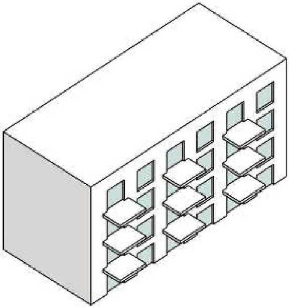 Rendering of building from page 27 of the file '2025-06-02 - Design Brief - D02-02-25-0037'