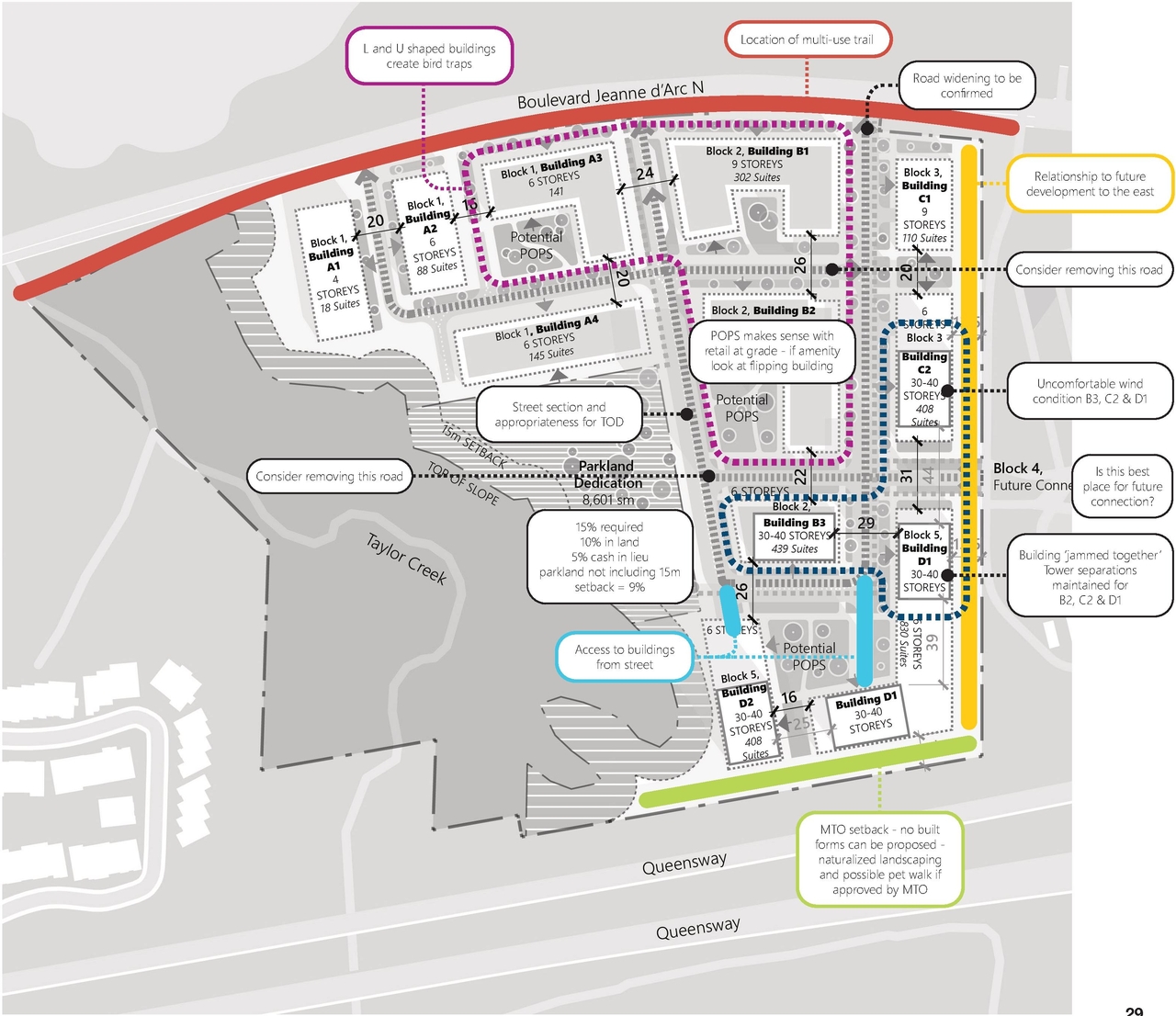 Construction site plan for project from page 29 of the file '2025-06-02 - Design Brief - D02-02-25-0037'