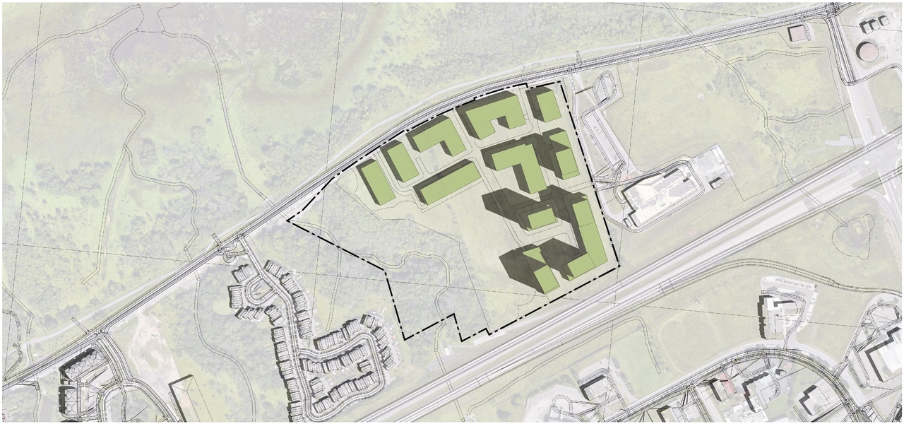 Construction site plan for project from page 34 of the file '2025-06-02 - Design Brief - D02-02-25-0037'