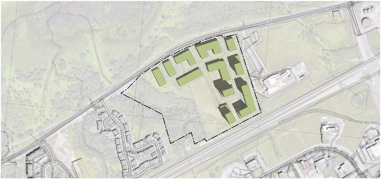 Construction site plan for project from page 35 of the file '2025-06-02 - Design Brief - D02-02-25-0037'