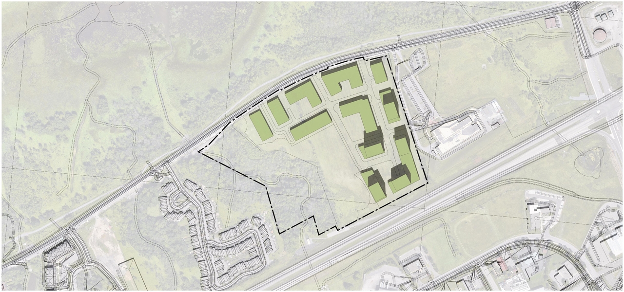 Construction site plan for project from page 36 of the file '2025-06-02 - Design Brief - D02-02-25-0037'