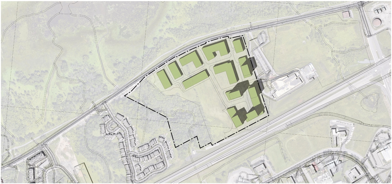 Construction site plan for project from page 37 of the file '2025-06-02 - Design Brief - D02-02-25-0037'