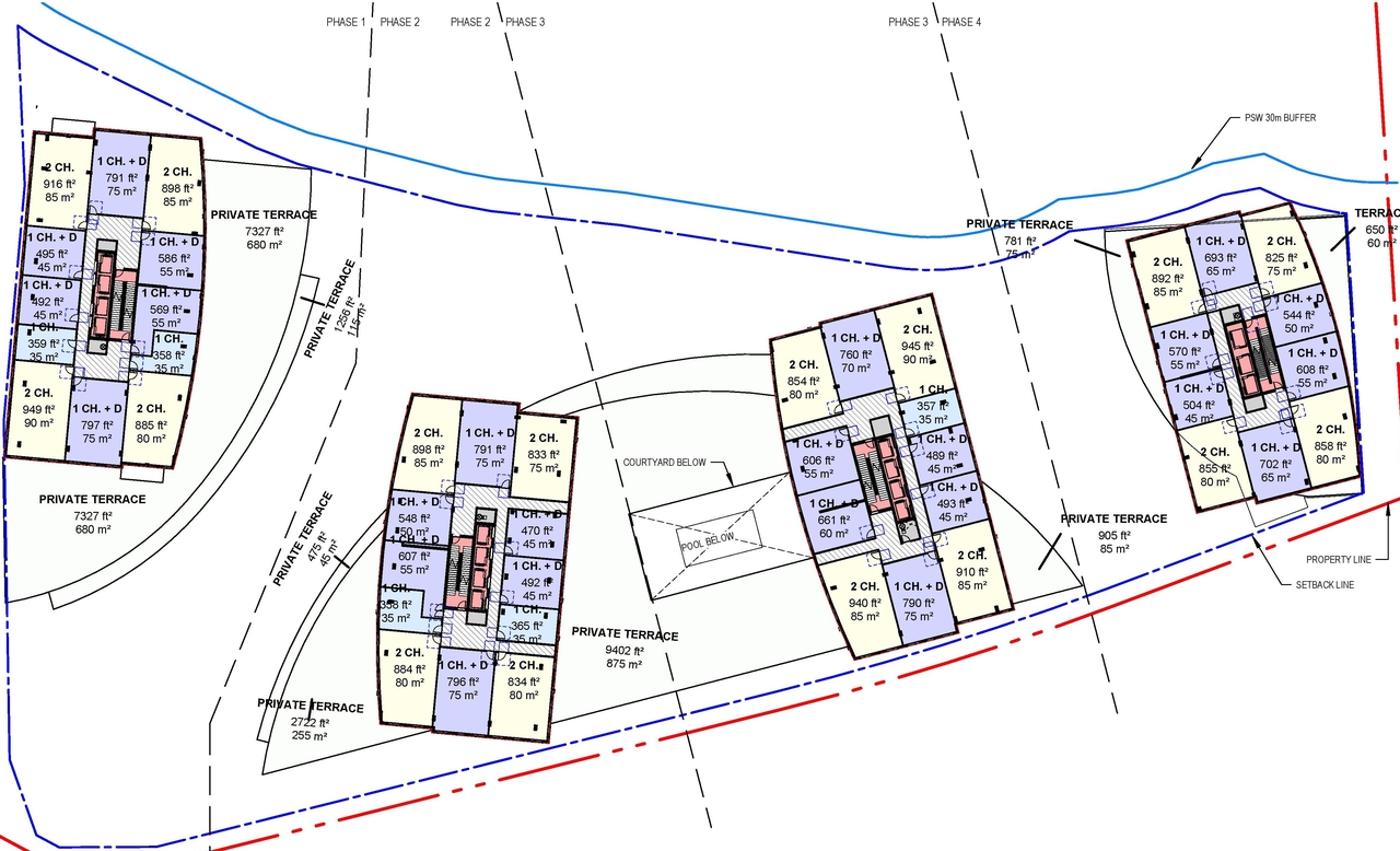 Construction site plan for project from page 44 of the file '2025-06-02 - Design Brief - D02-02-25-0038'