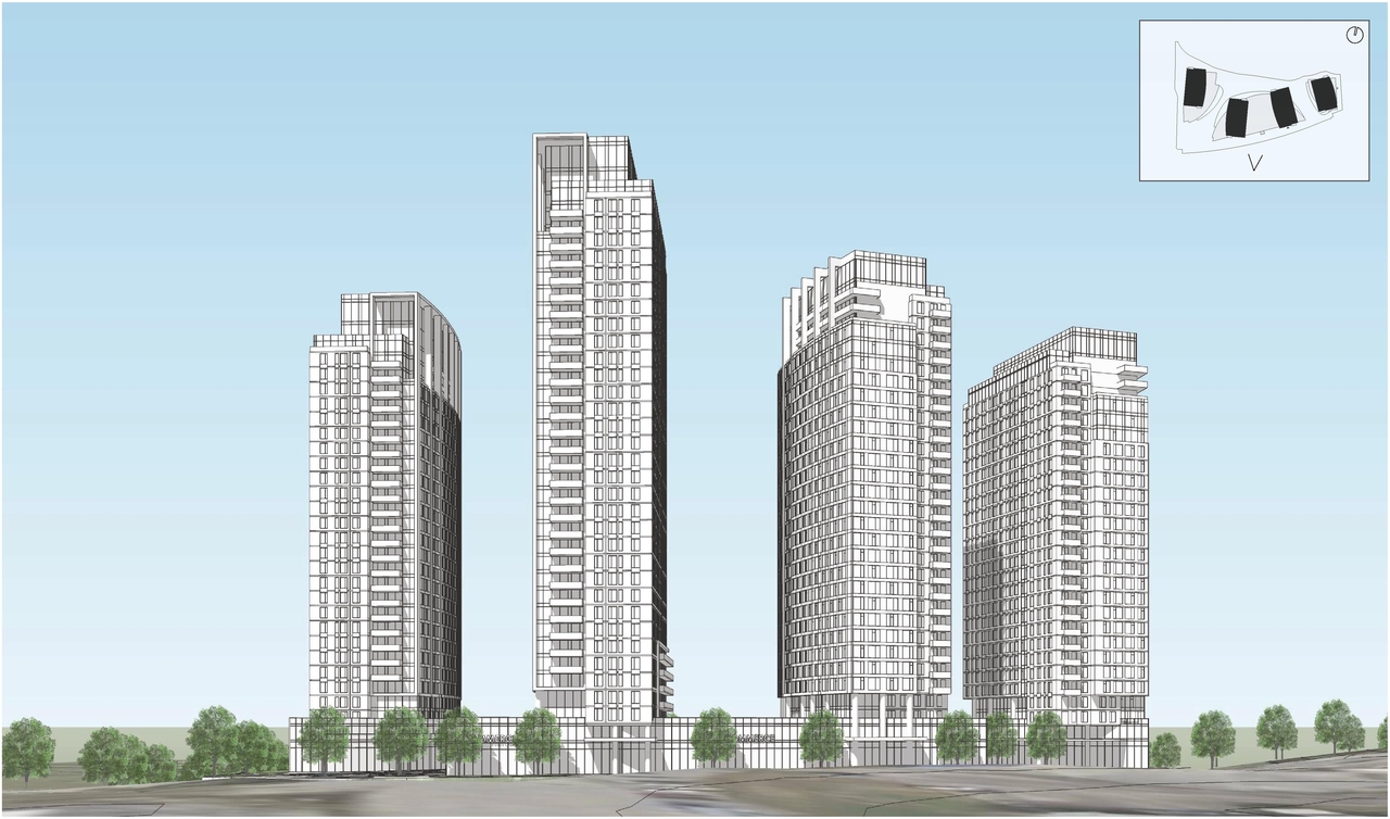 Rendering of building from page 31 of the file '2025-10-07 - Design Brief - D02-02-25-0038'