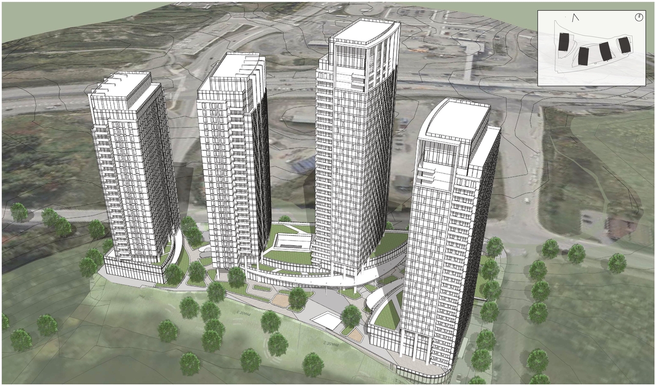 Rendering of building from page 33 of the file '2025-10-07 - Design Brief - D02-02-25-0038'