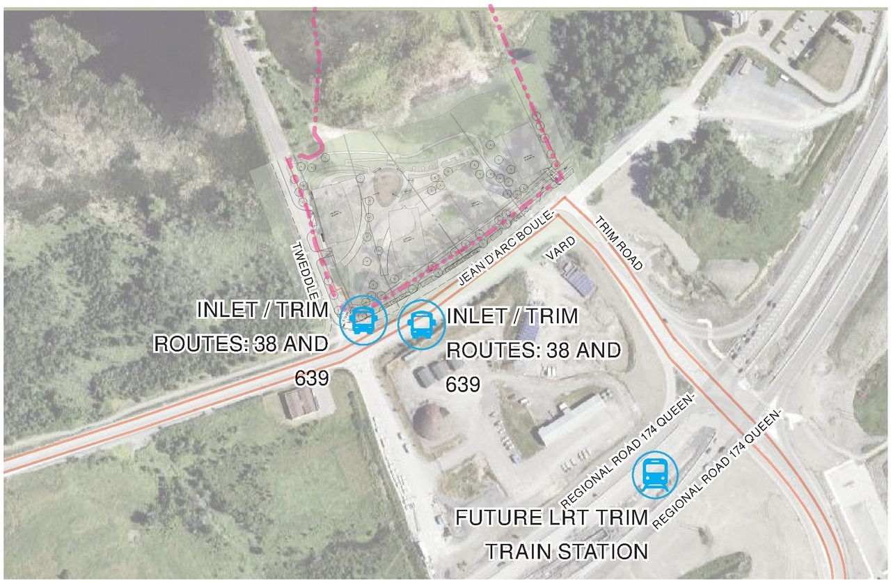 Construction site plan for project from page 34 of the file '2025-10-07 - Design Brief - D02-02-25-0038'