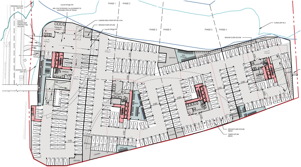 Construction site plan for project from page 41 of the file '2025-10-07 - Design Brief - D02-02-25-0038'
