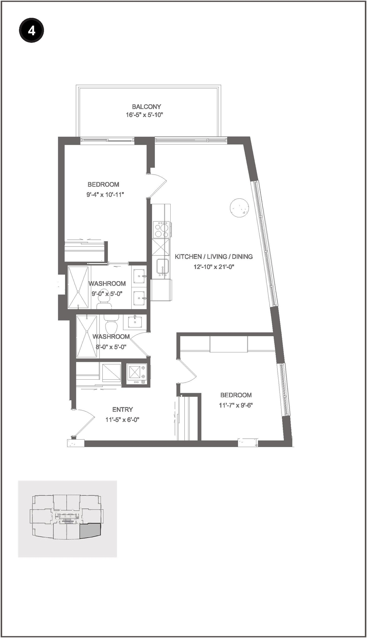 Floor plan for project from page 56 of the file '2025-10-07 - Design Brief - D02-02-25-0038'