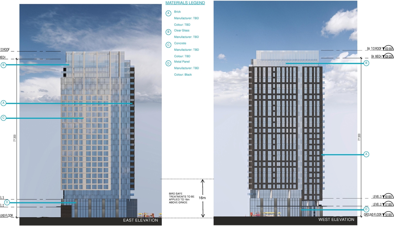 Rendering of building from page 80 of the file '2025-10-07 - Design Brief - D02-02-25-0038'