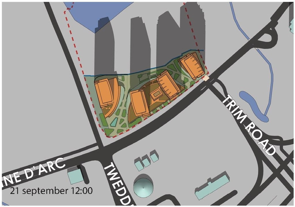 Construction site plan for project from page 87 of the file '2025-10-07 - Design Brief - D02-02-25-0038'
