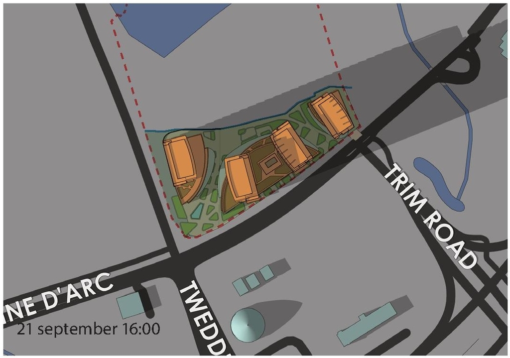Construction site plan for project from page 87 of the file '2025-10-07 - Design Brief - D02-02-25-0038'
