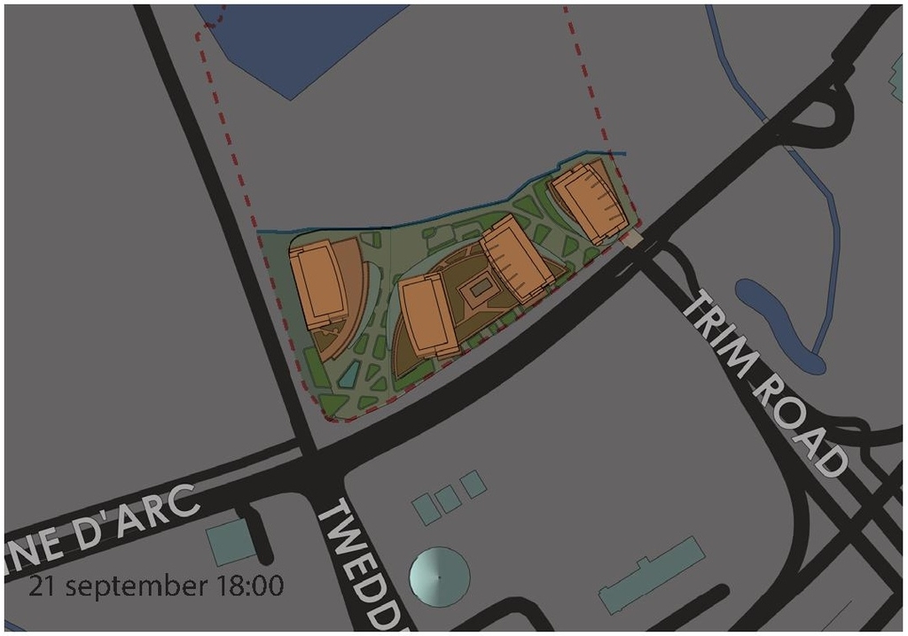 Construction site plan for project from page 87 of the file '2025-10-07 - Design Brief - D02-02-25-0038'
