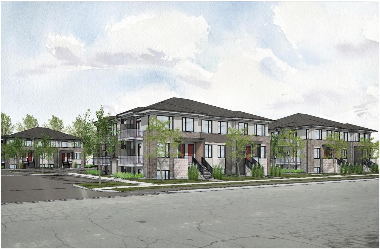Rendering of building from page 12 of the file '2025-06-17 - Urban Design Brief - D02-02-25-0040'