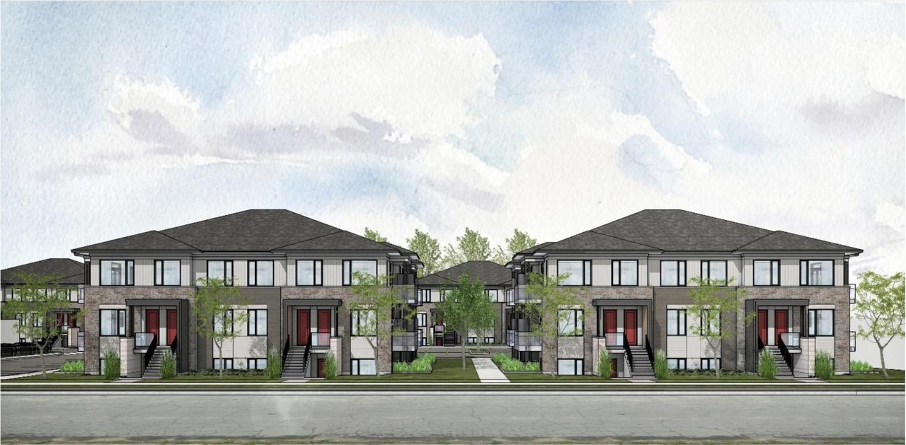 Rendering of building from page 13 of the file '2025-06-17 - Urban Design Brief - D02-02-25-0040'