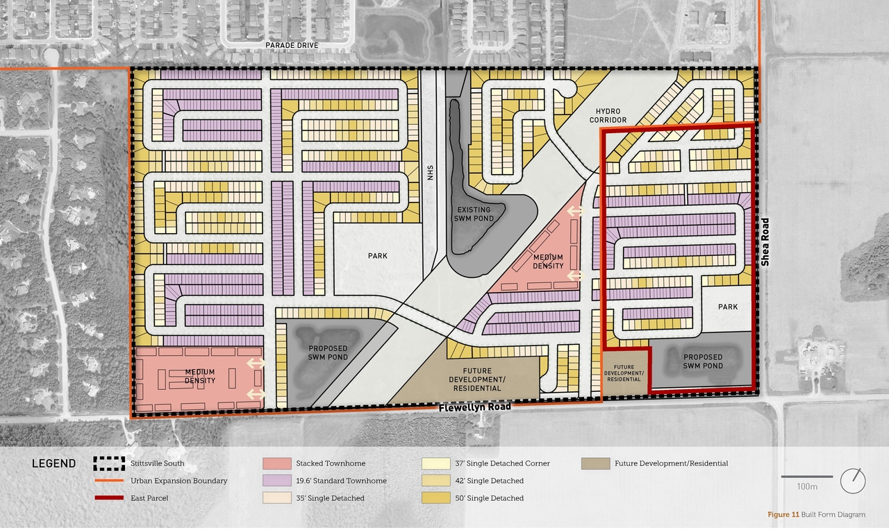 Construction site plan for project from page 18 of the file '2025-07-02 - Urban Design Brief - D02-02-25-0045'