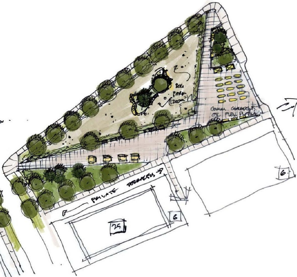 Construction site plan for project from page 31 of the file '2025-08-08 - Urban Design Brief - D02-02-25-0056'