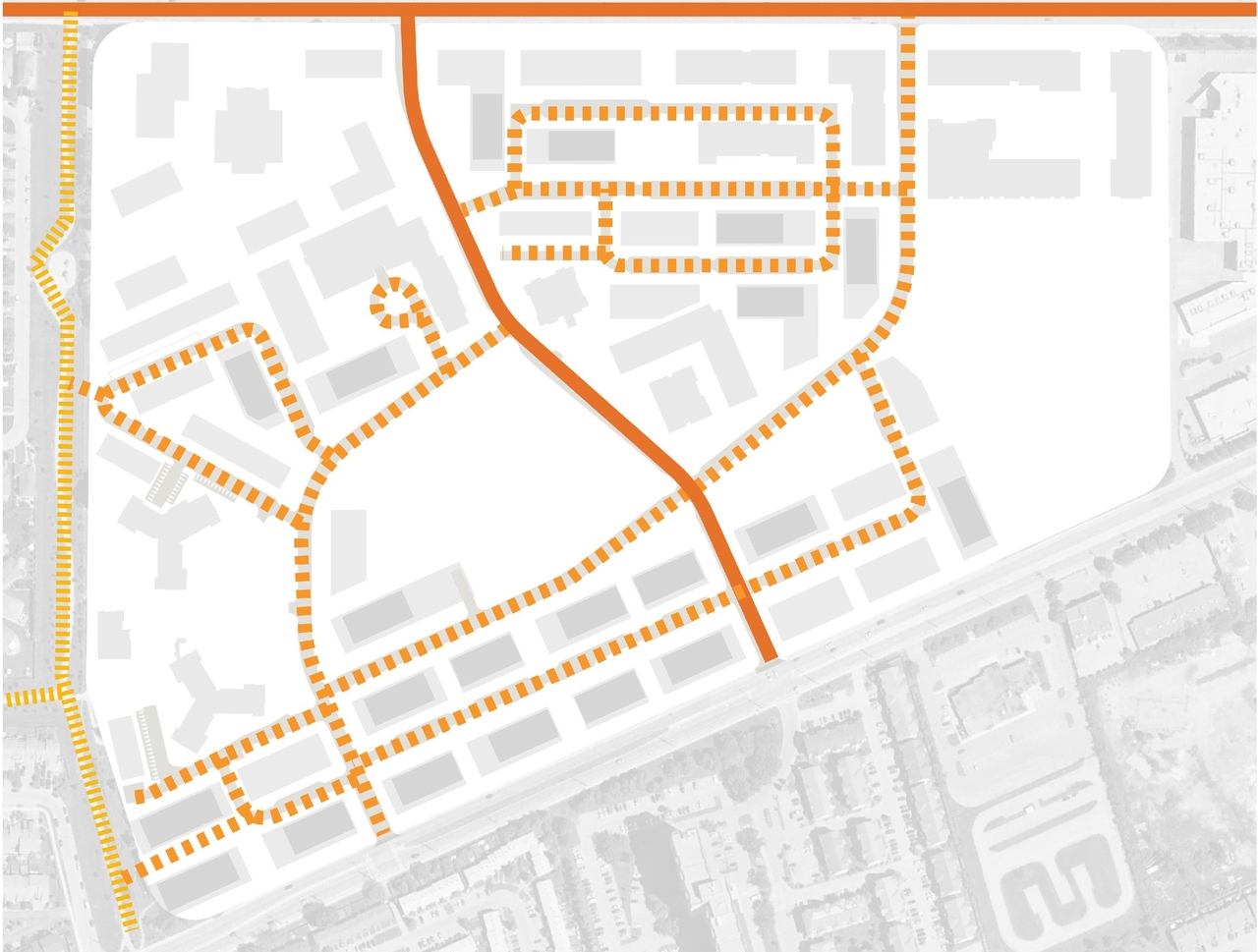Construction site plan for project from page 36 of the file '2025-08-08 - Urban Design Brief - D02-02-25-0056'