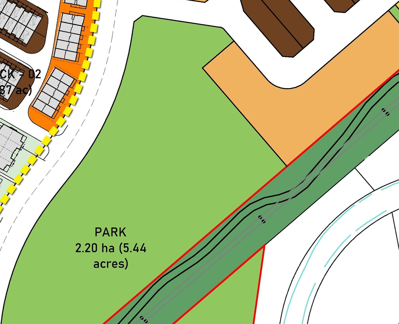 Construction site plan for project from page 26 of the file '2025-08-22 - Urban Design Brief - D02-02-25-0061'