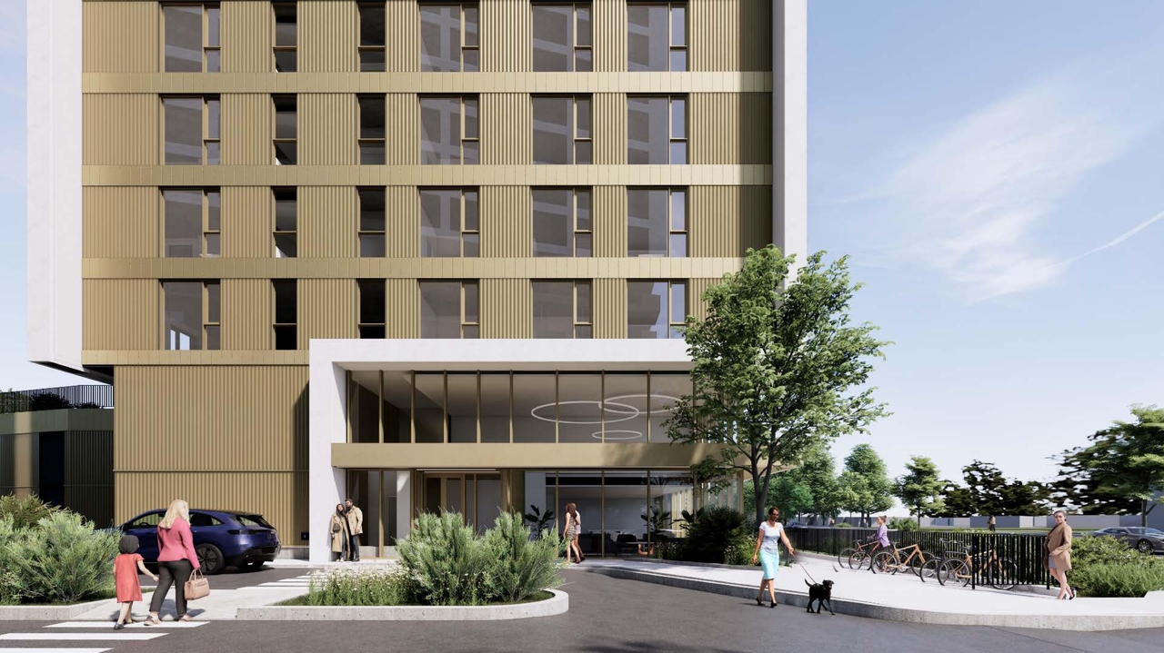 Rendering of building from page 7 of the file '2025-11-07 - RENDERS - D02-02-25-0063'