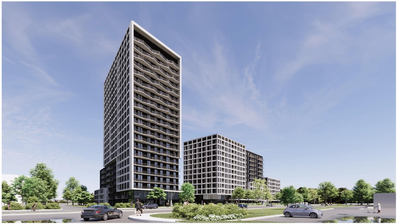 Rendering of building from page 13 of the file '2025-09-02 - Urban Design Review Panel Report - D02-02-25-0063'