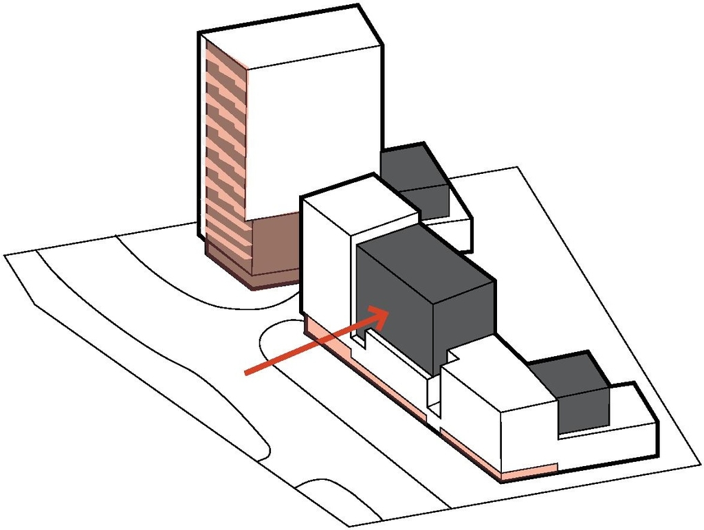 Rendering of building from page 37 of the file '2025-09-02 - Urban Design Review Panel Report - D02-02-25-0063'