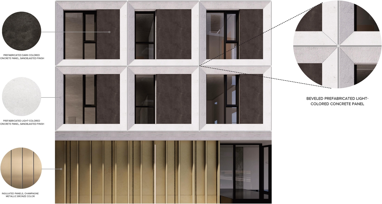 Rendering of building from page 53 of the file '2025-09-02 - Urban Design Review Panel Report - D02-02-25-0063'
