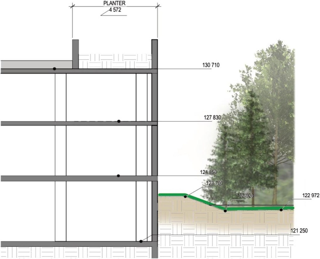 Construction site plan for project from page 81 of the file '2025-09-02 - Urban Design Review Panel Report - D02-02-25-0063'