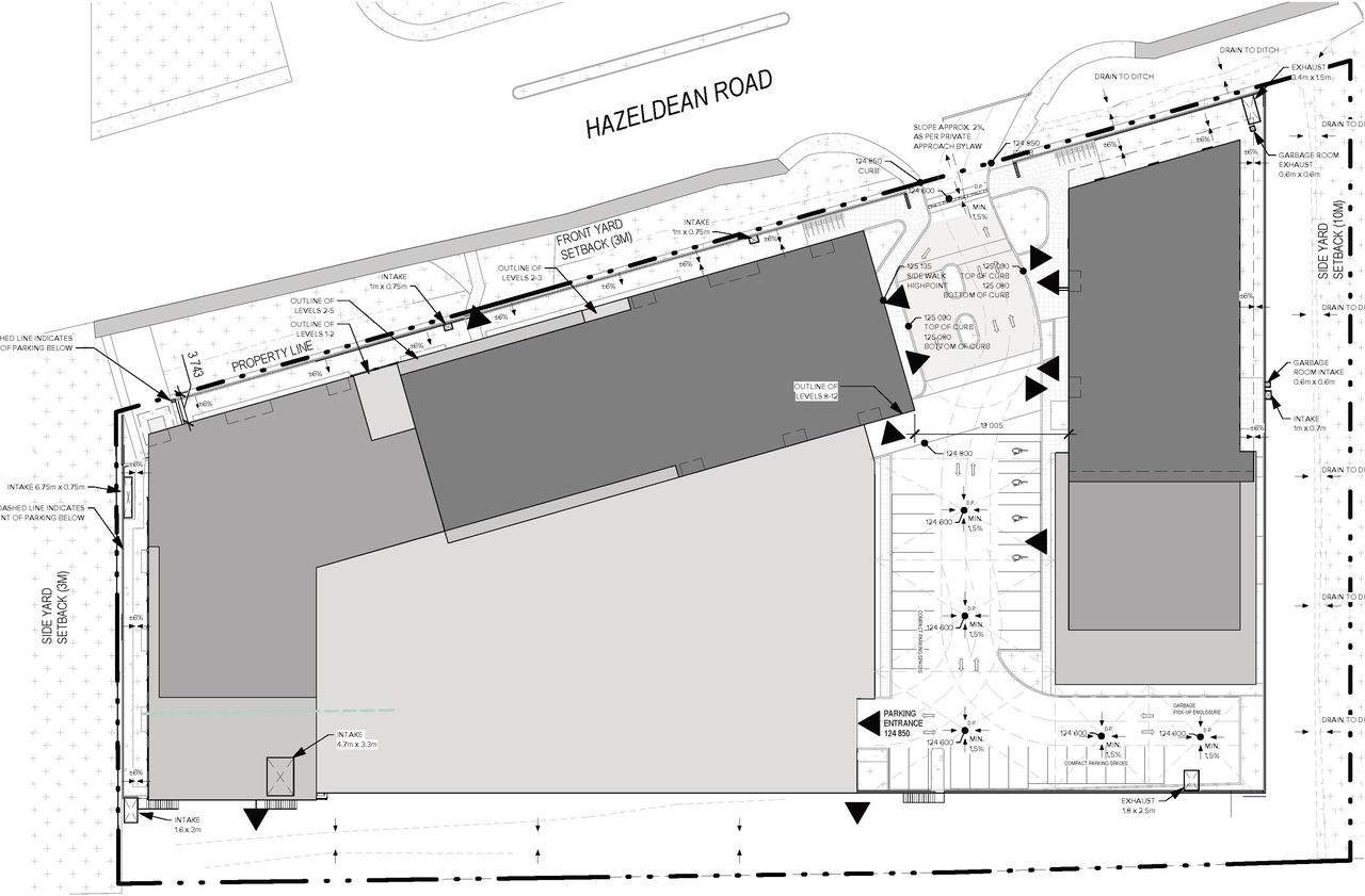 Construction site plan for project from page 82 of the file '2025-09-02 - Urban Design Review Panel Report - D02-02-25-0063'