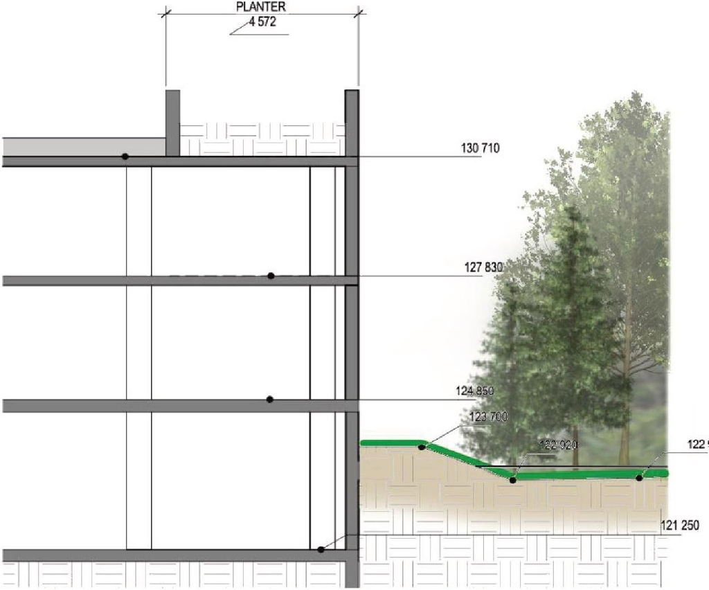Construction site plan for project from page 77 of the file '2025-09-02 - Design Brief - D02-02-25-0063'