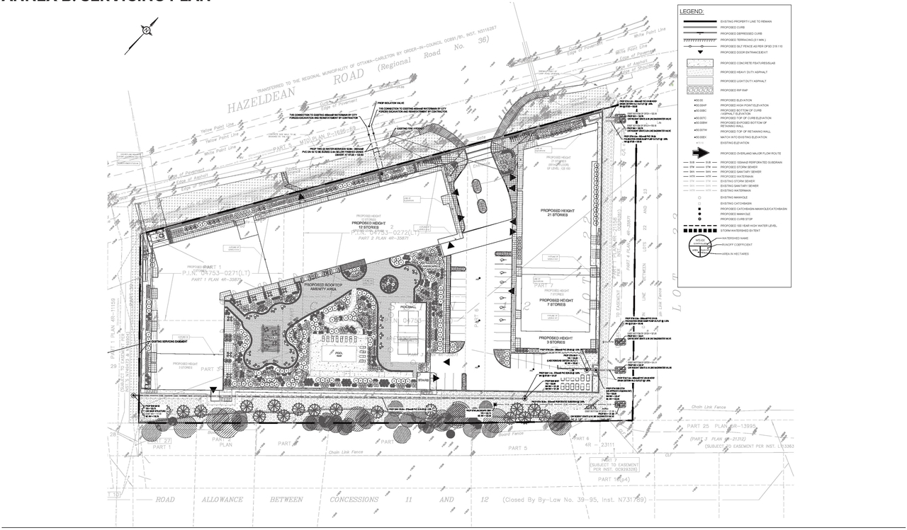 Construction site plan for project from page 79 of the file '2025-09-02 - Design Brief - D02-02-25-0063'