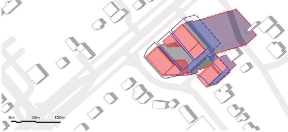 Construction site plan for project from page 33 of the file '2025-11-17 - Urban Design Brief - D02-02-25-0070'