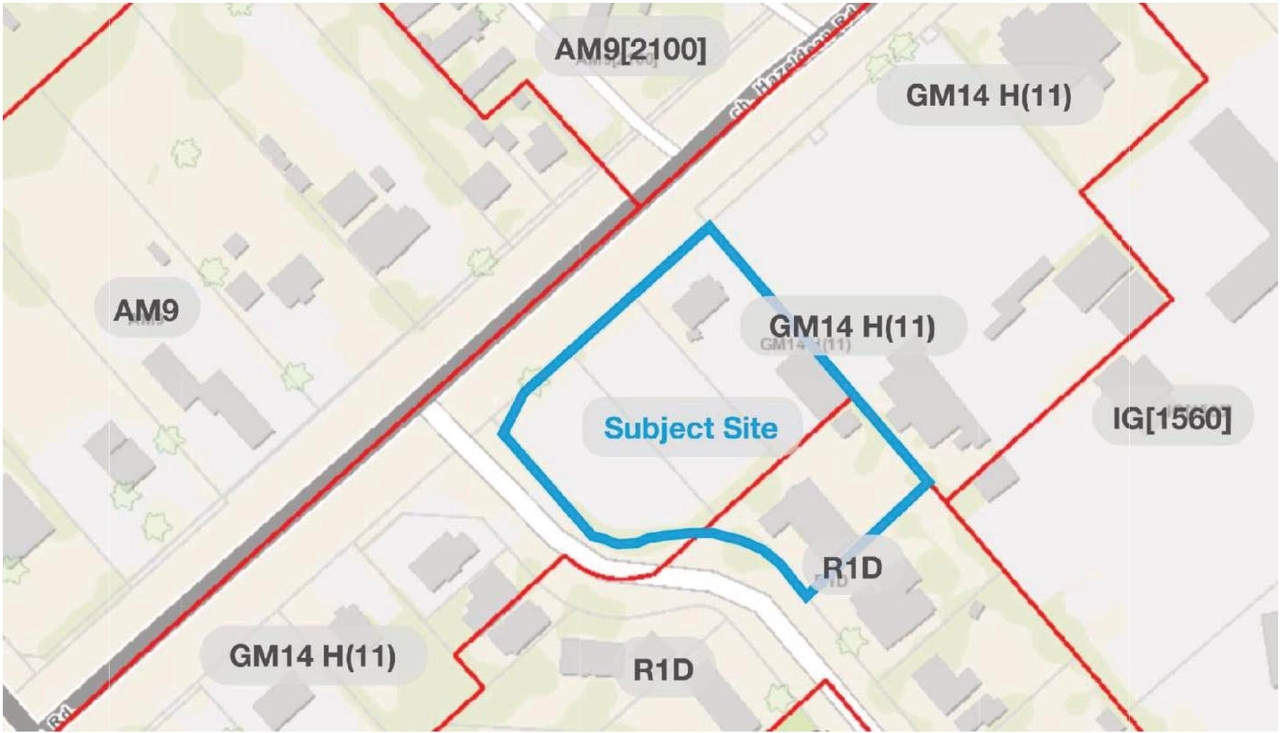 Construction site plan for project from page 9 of the file '2025-10-28 - UDRP Report - D02-02-25-0070'
