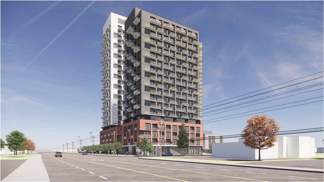 Rendering of building from page 22 of the file '2025-10-28 - UDRP Report - D02-02-25-0070'