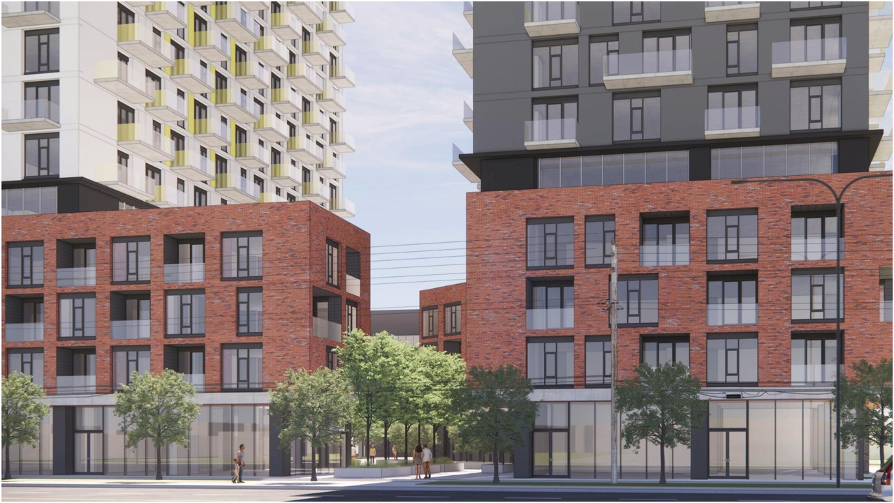 Rendering of building from page 23 of the file '2025-10-28 - UDRP Report - D02-02-25-0070'