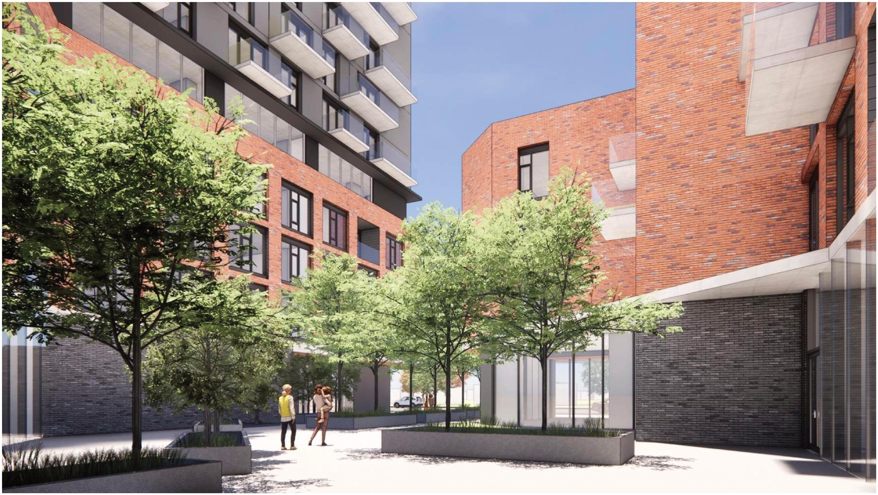 Rendering of building from page 25 of the file '2025-10-28 - UDRP Report - D02-02-25-0070'