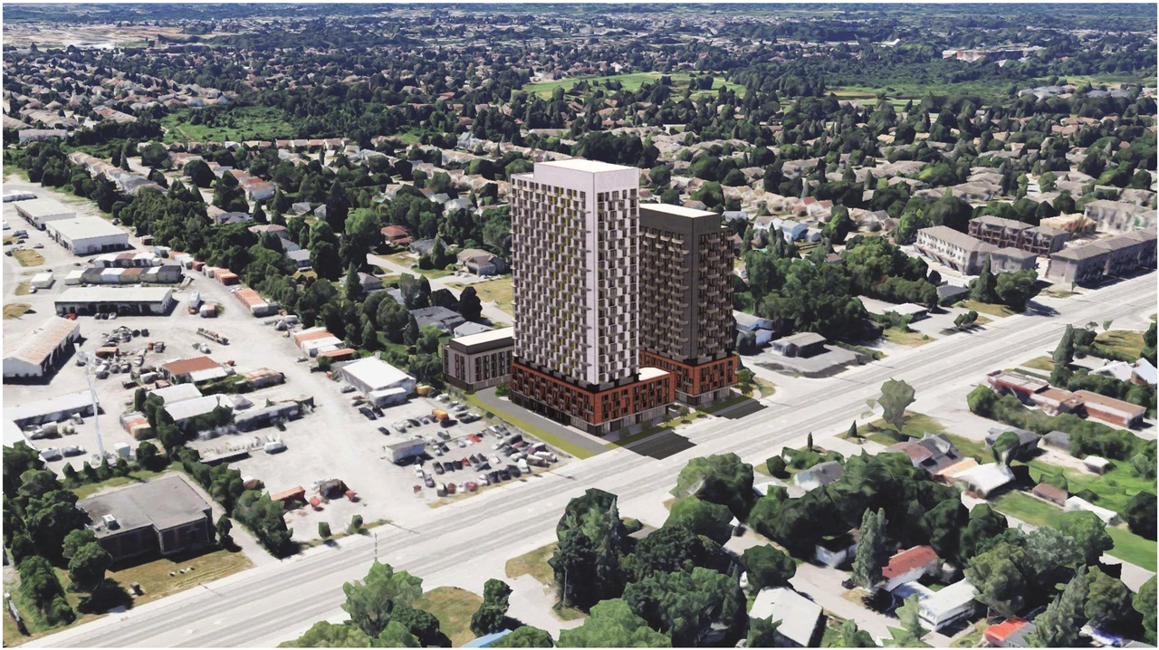 Rendering of building from page 27 of the file '2025-10-28 - UDRP Report - D02-02-25-0070'