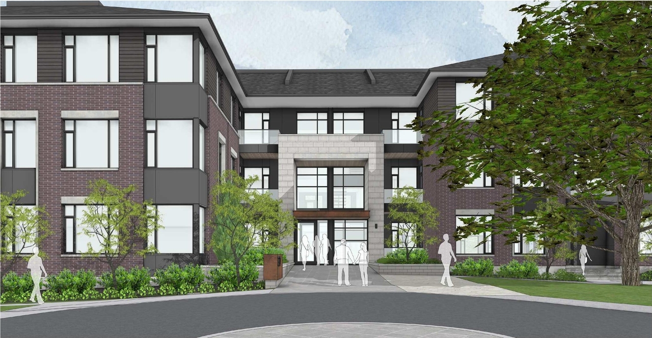 Rendering of building from page 19 of the file '2025-11-03 - Urban Design Brief - D02-02-25-0080'