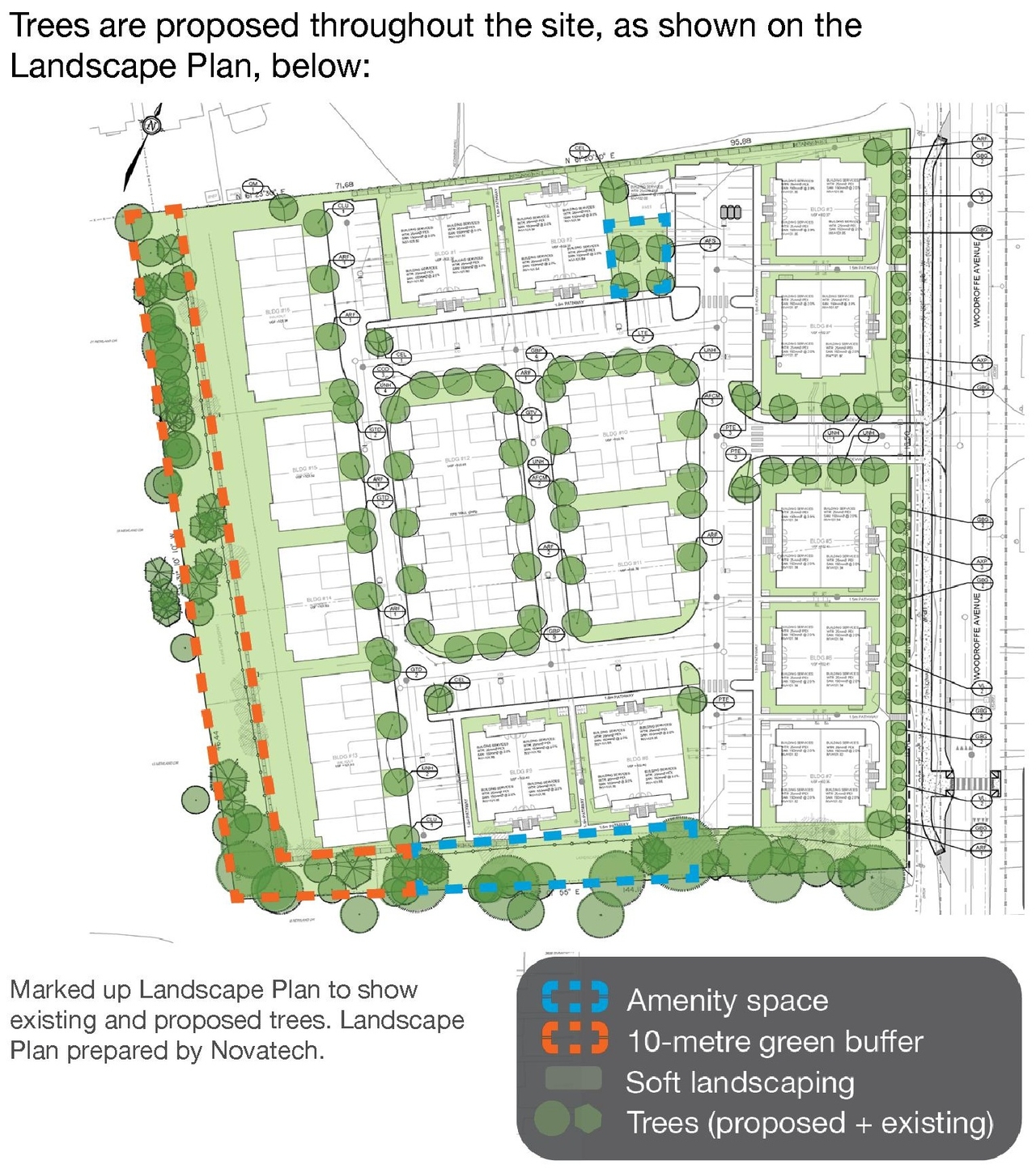 Construction site plan for project from page 8 of the file '2025-12-04 - Urban Design Brief - D02-02-25-0090'
