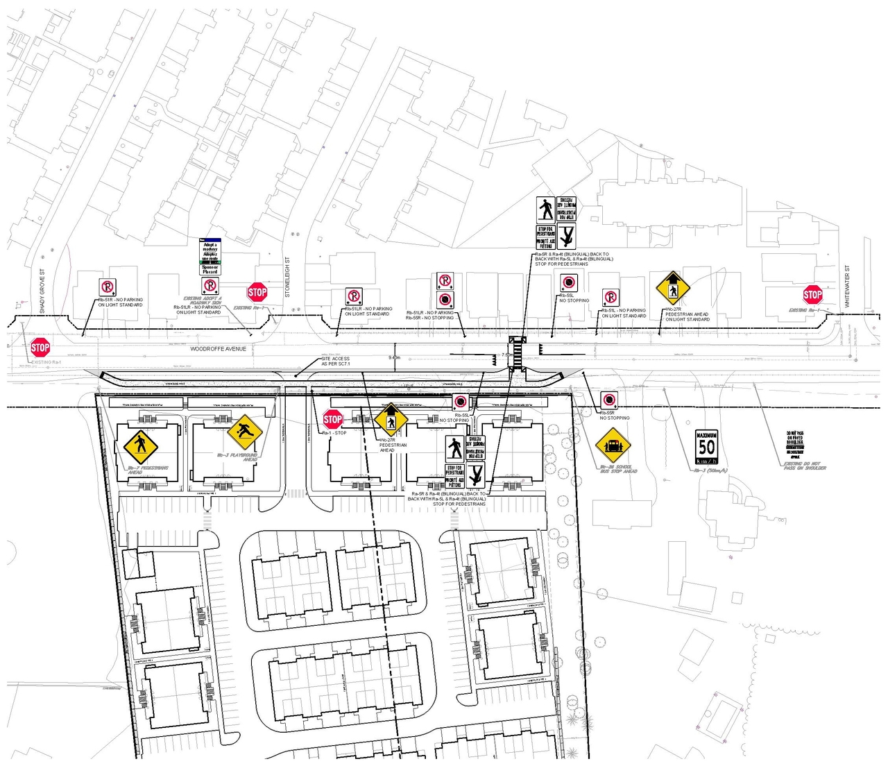 Construction site plan for project from page 15 of the file '2025-12-04 - Urban Design Brief - D02-02-25-0090'