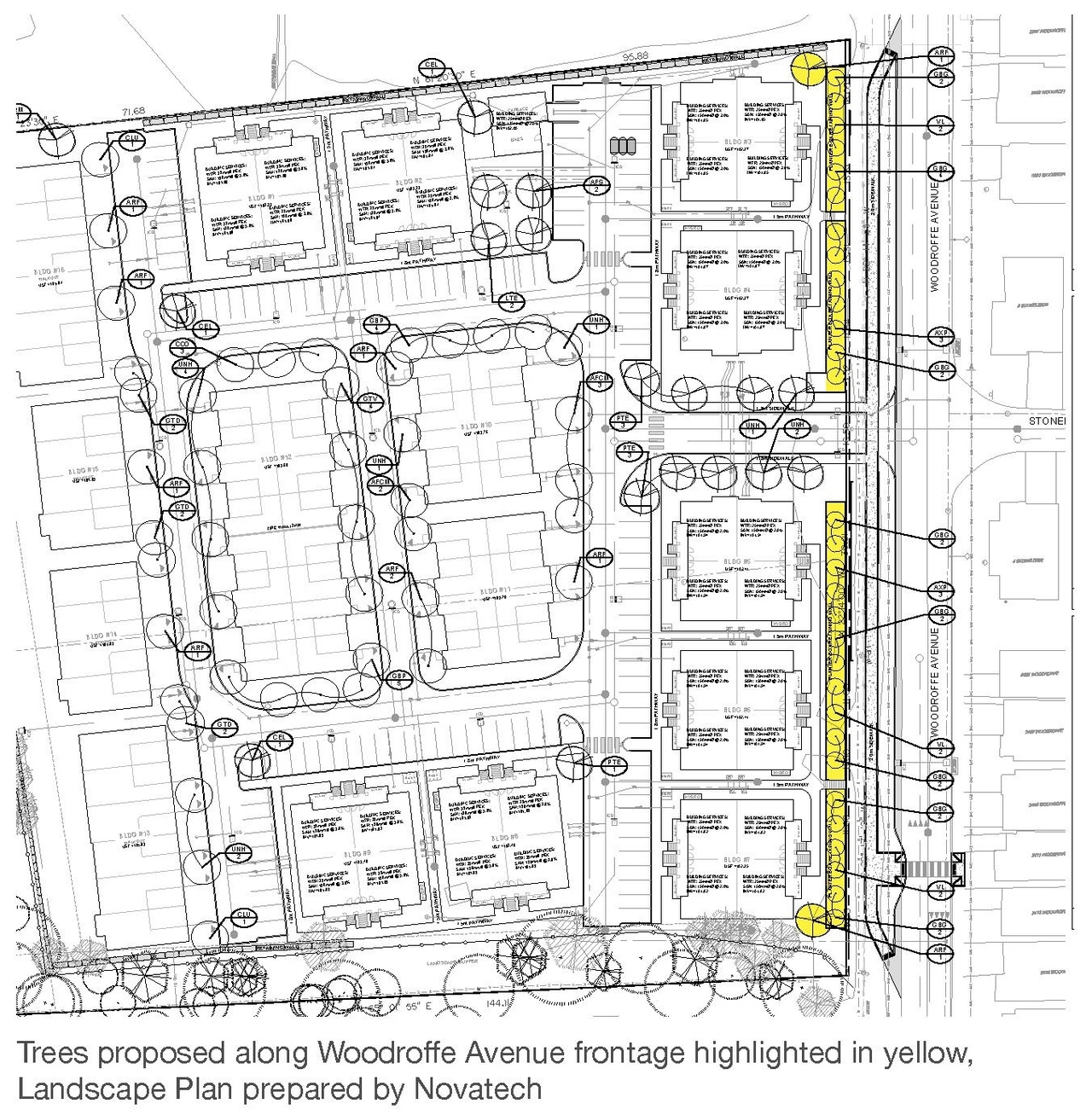 Construction site plan for project from page 15 of the file '2025-12-04 - Urban Design Brief - D02-02-25-0090'