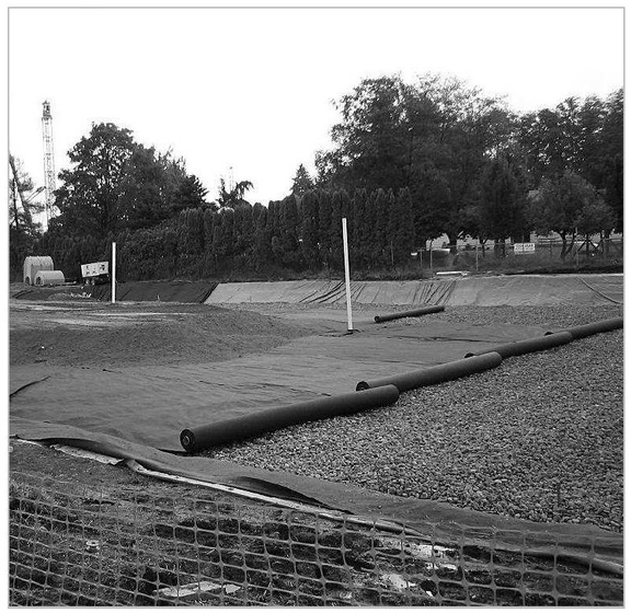 Construction site plan for project from page 100 of the file '2025-12-04 - Servicing Design Brief - D02-02-25-0090'