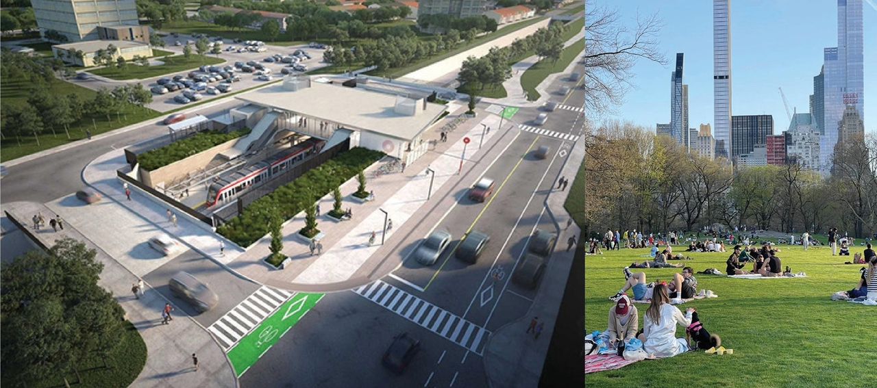 Rendering of building from page 15 of the file '2025-12-15 - Urban Design Brief - D01-01-25-0025 & D02-02-25-0097'