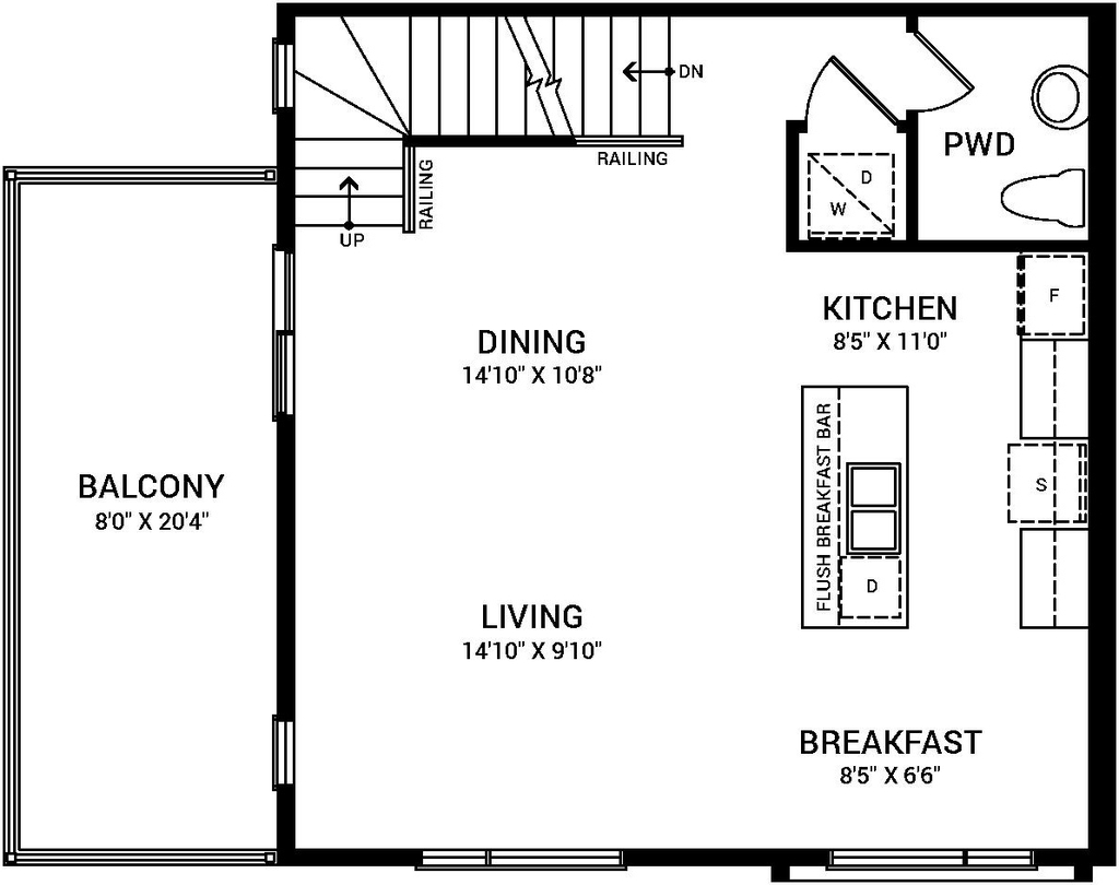 Floor plan for project from page 1 of the file '2022-07-21 - McKee Corner Unit Floor Plan - D07-04-22-0009'