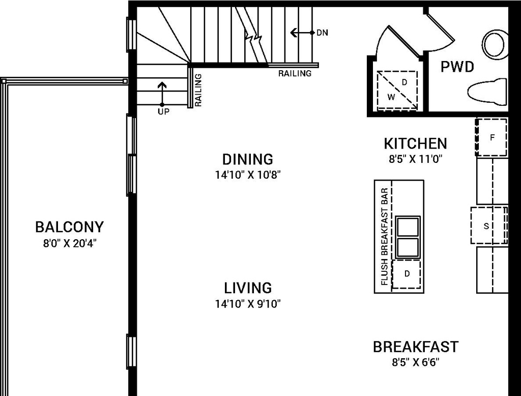 Floor plan for project from page 1 of the file '2022-07-21 - McKee Corner Unit Floor Plan - D07-04-22-0009'