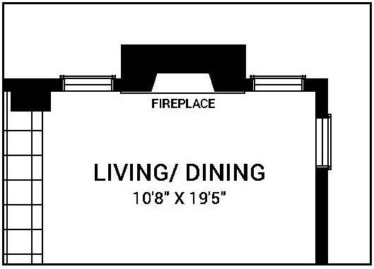 Floor plan for project from page 3 of the file '2022-07-21 - Tahoe End Unit Floor Plan - D07-04-22-0009'