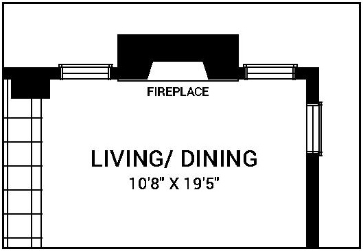 Floor plan for project from page 4 of the file '2022-07-21 - Tahoe End Unit Floor Plan - D07-04-22-0009'