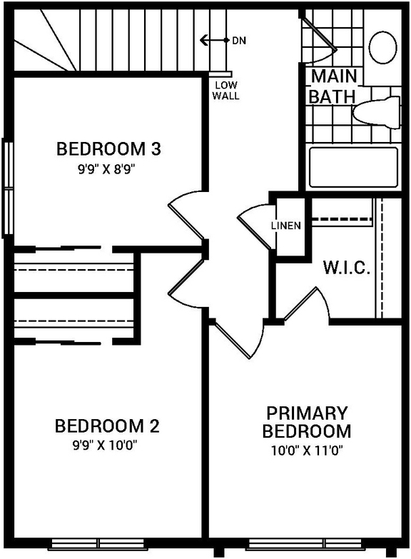Floor plan for project from page 1 of the file '2022-07-21 - Dawson End Unit Floor Plan - D07-04-22-0009'