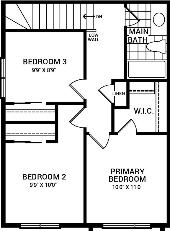 Floor plan for project from page 1 of the file '2022-07-21 - Dawson End Unit Floor Plan - D07-04-22-0009'