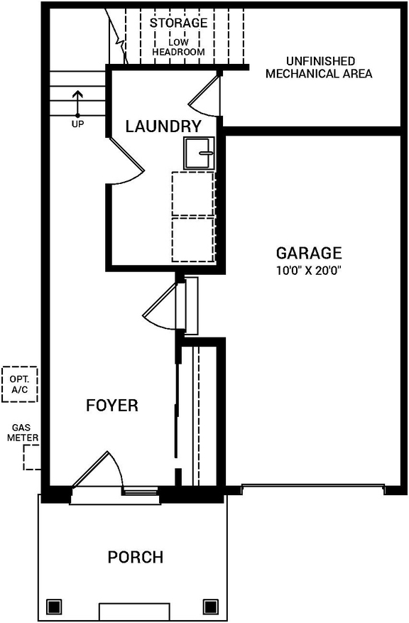 Floor plan for project from page 1 of the file '2022-07-21 - Dawson End Unit Floor Plan - D07-04-22-0009'