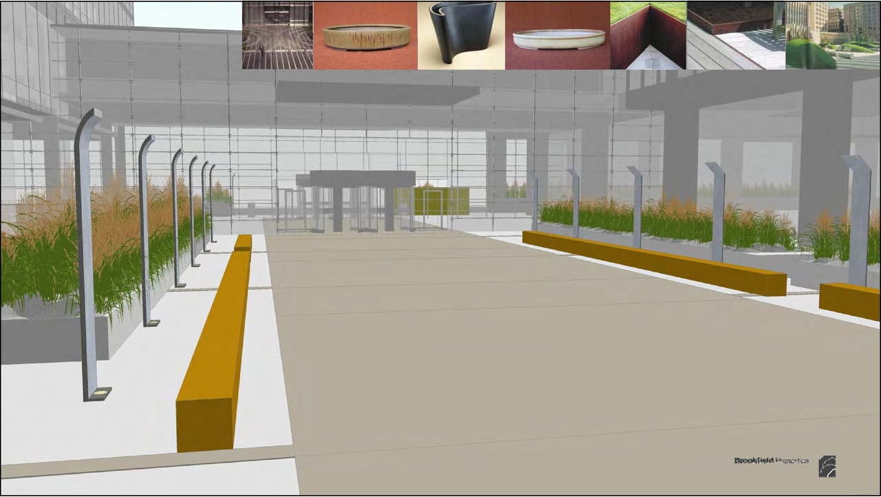 Rendering of building from page 19 of the file 'Design Brief D07-12-09-0212'